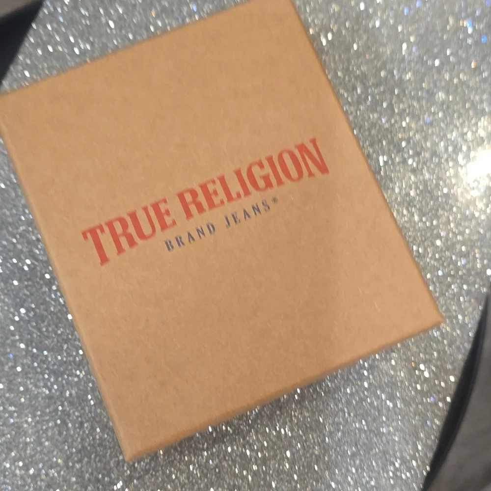 True Religion Silver Cuban‎ Chain Necklace